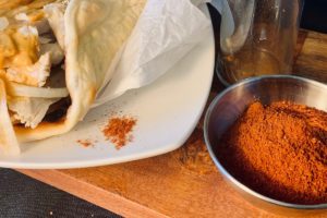 Ethiopian berbere spice, street food flavors I love.