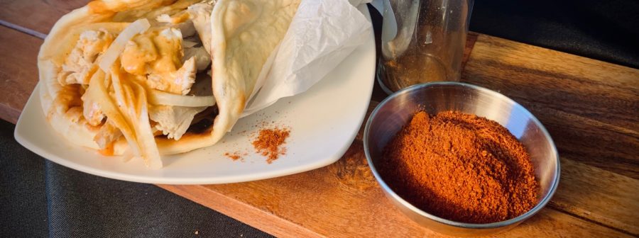 Ethiopian berbere spice, street food flavors I love.