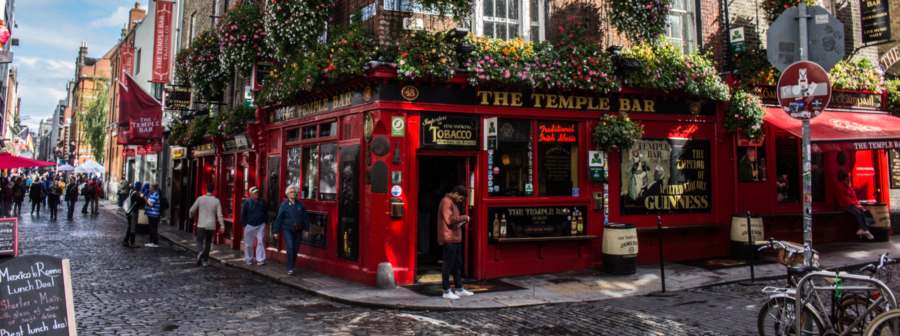 The Temple Bar, Irish pub.